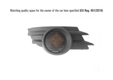 ISAM Maska branika Opel-Vauxhall Meriva A 05/06 > 06/10, desna